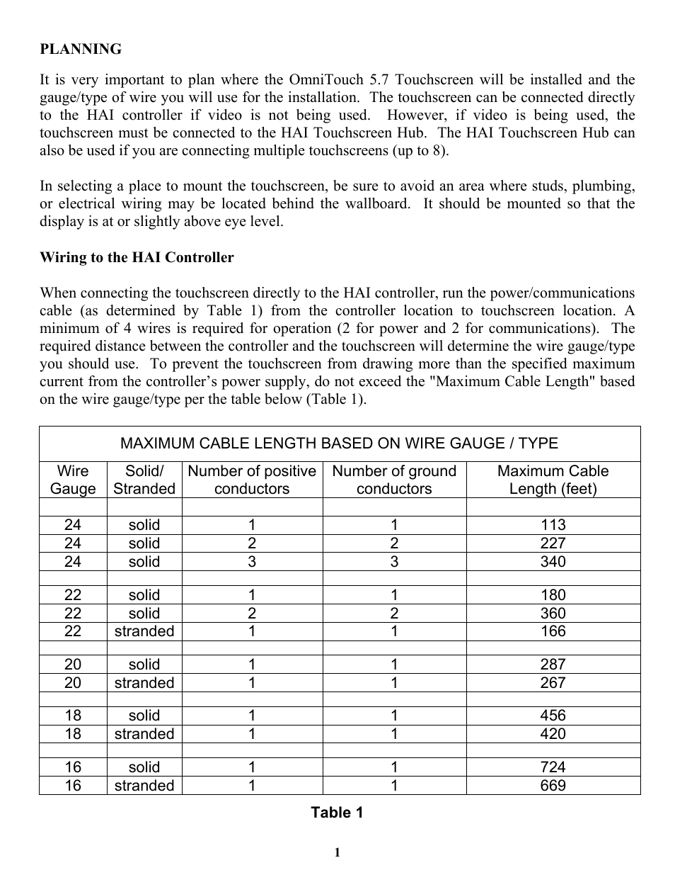 Home Automation OMNITOUCH 53A00-1 User Manual | Page 3 / 16