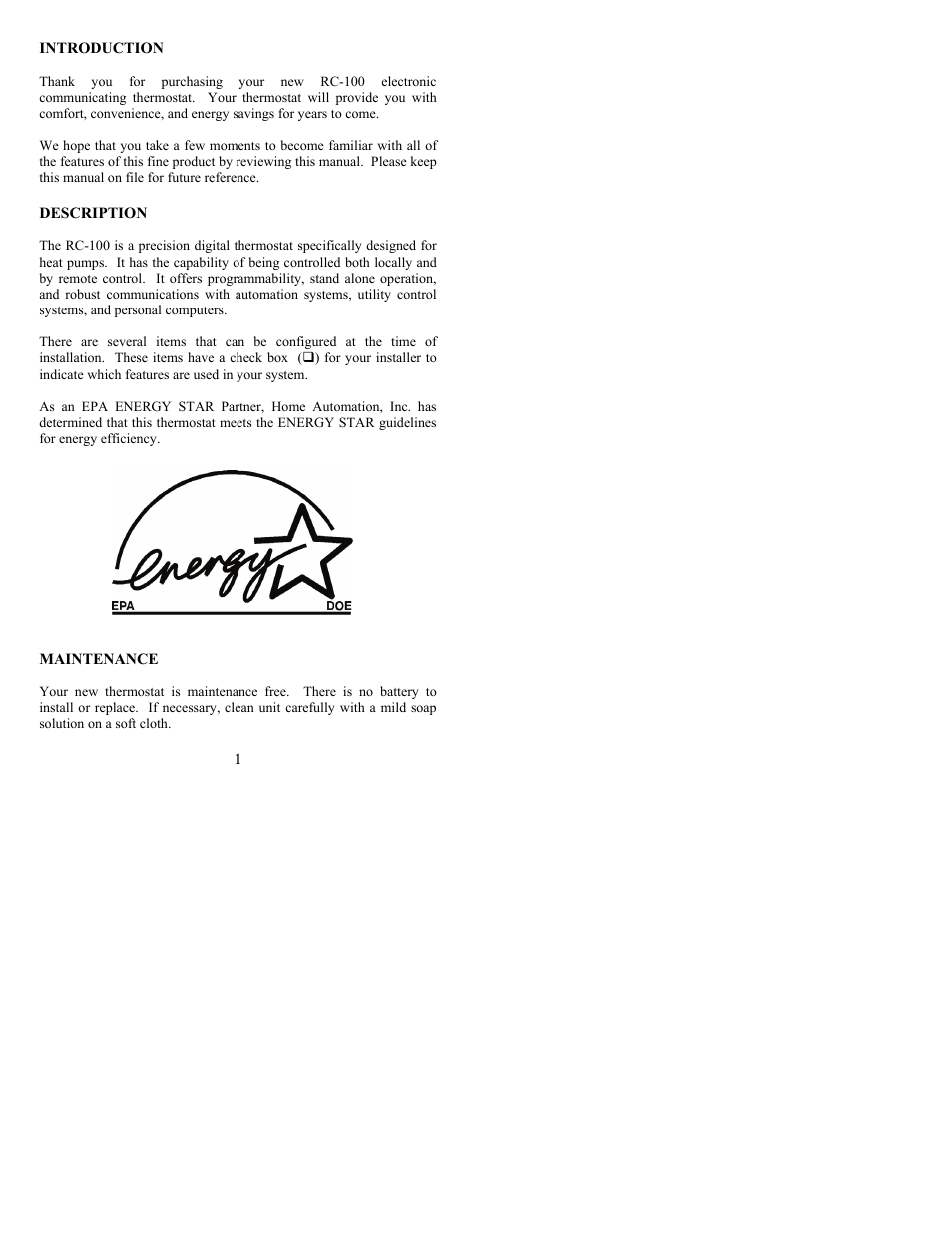 Home Automation RC-100B User Manual | Page 4 / 20