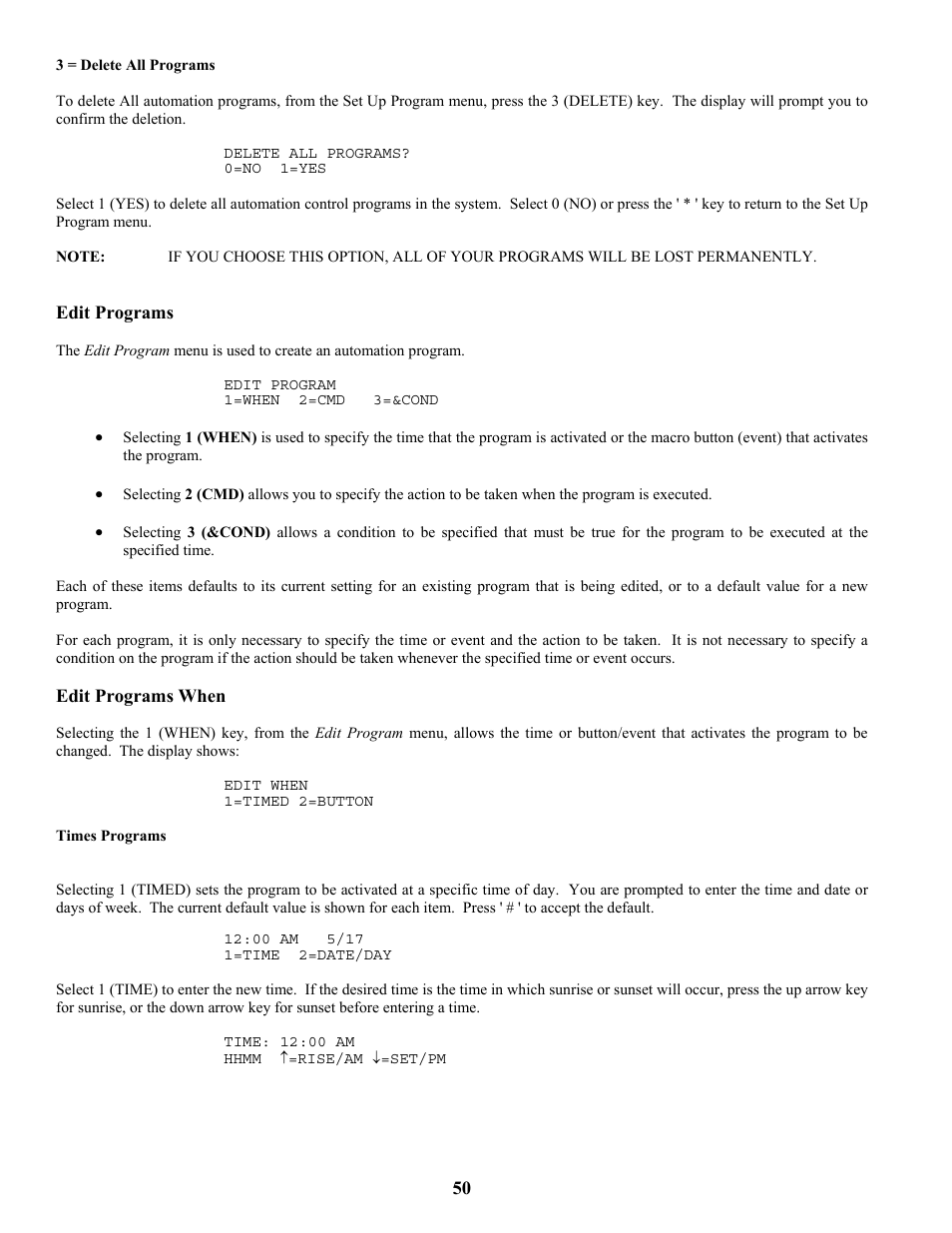 Home Automation SIA CP-01 User Manual | Page 58 / 88