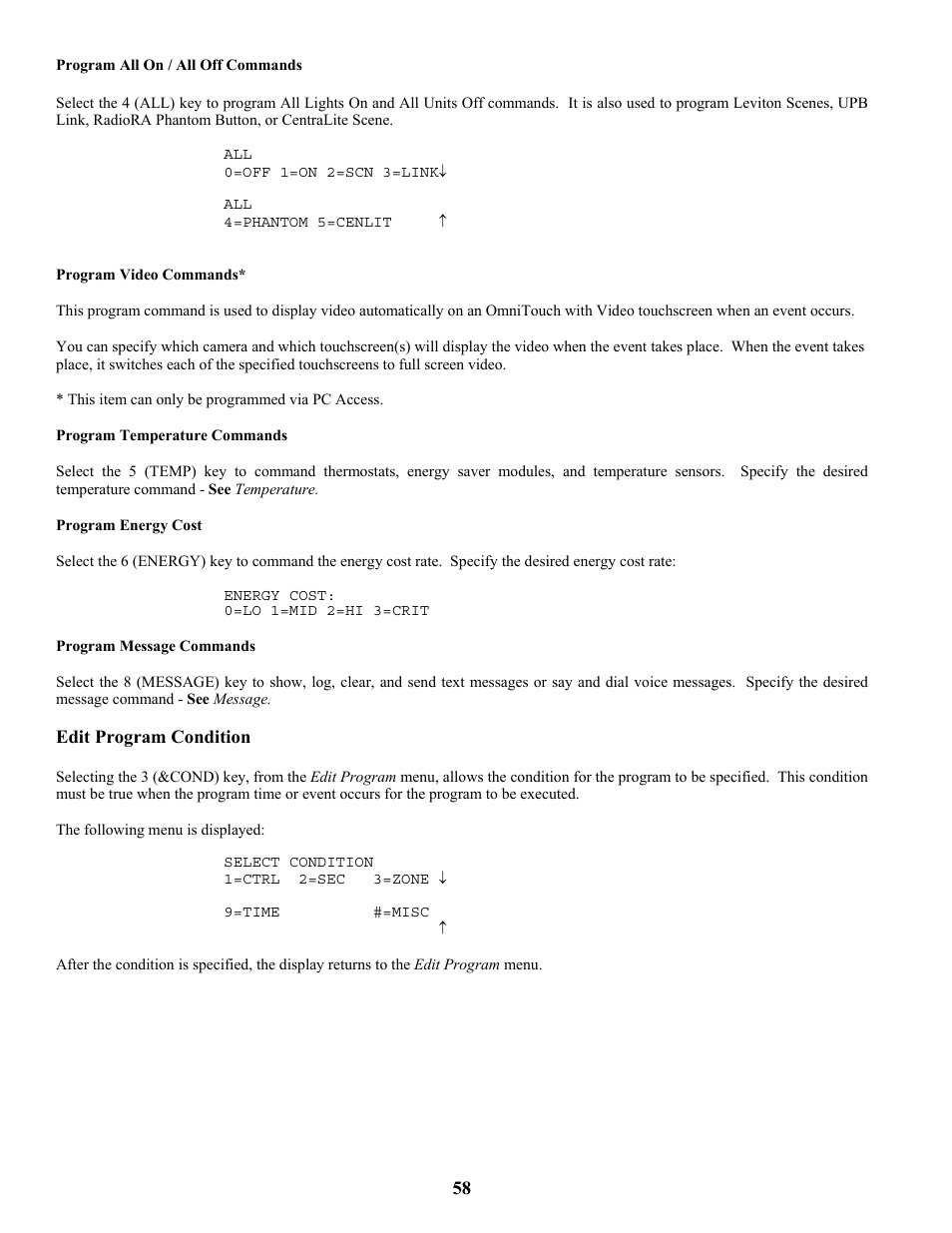 Home Automation SIA CP-01 User Manual | Page 66 / 88