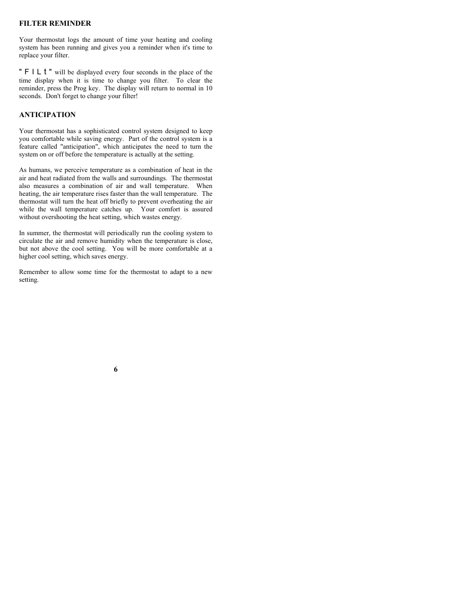 Home Automation O M N I S T A T RC-90B User Manual | Page 10 / 20