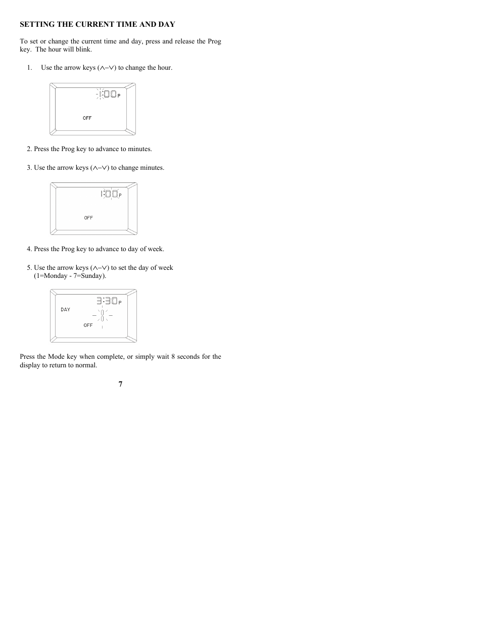 Home Automation O M N I S T A T RC-90B User Manual | Page 11 / 20