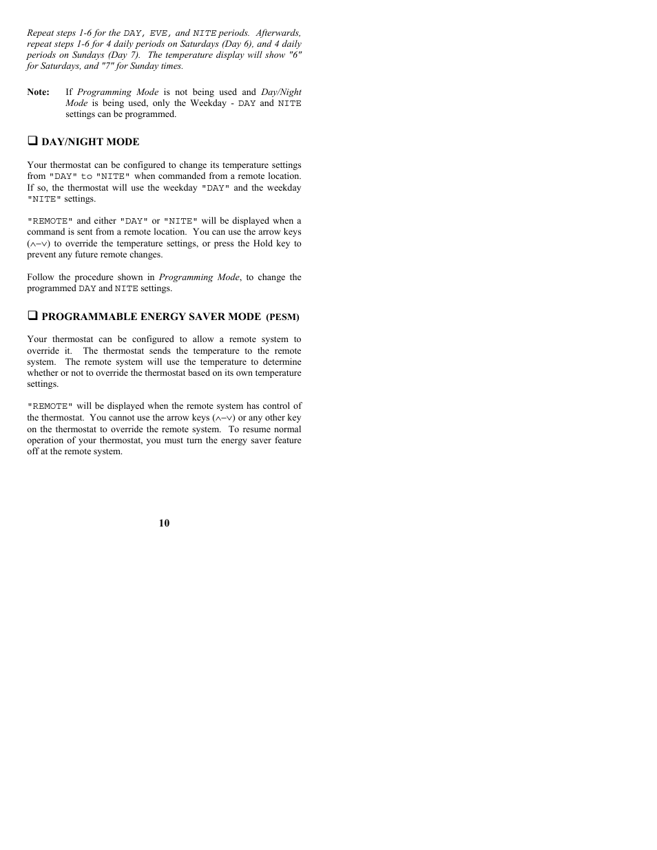Home Automation O M N I S T A T RC-90B User Manual | Page 14 / 20