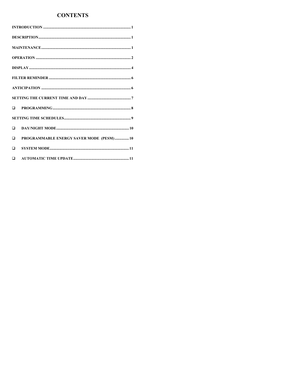 Home Automation O M N I S T A T RC-90B User Manual | Page 3 / 20