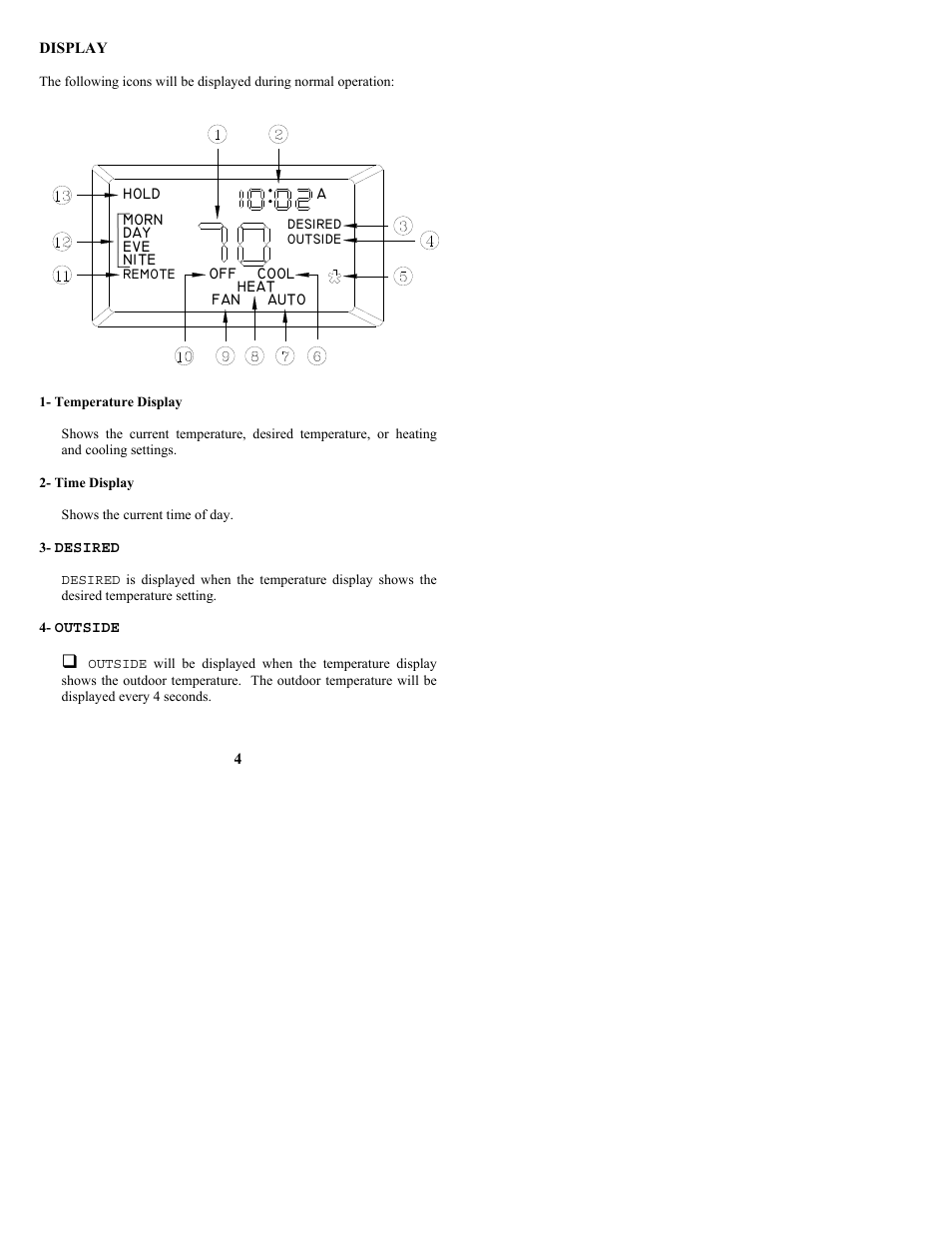Home Automation O M N I S T A T RC-90B User Manual | Page 8 / 20