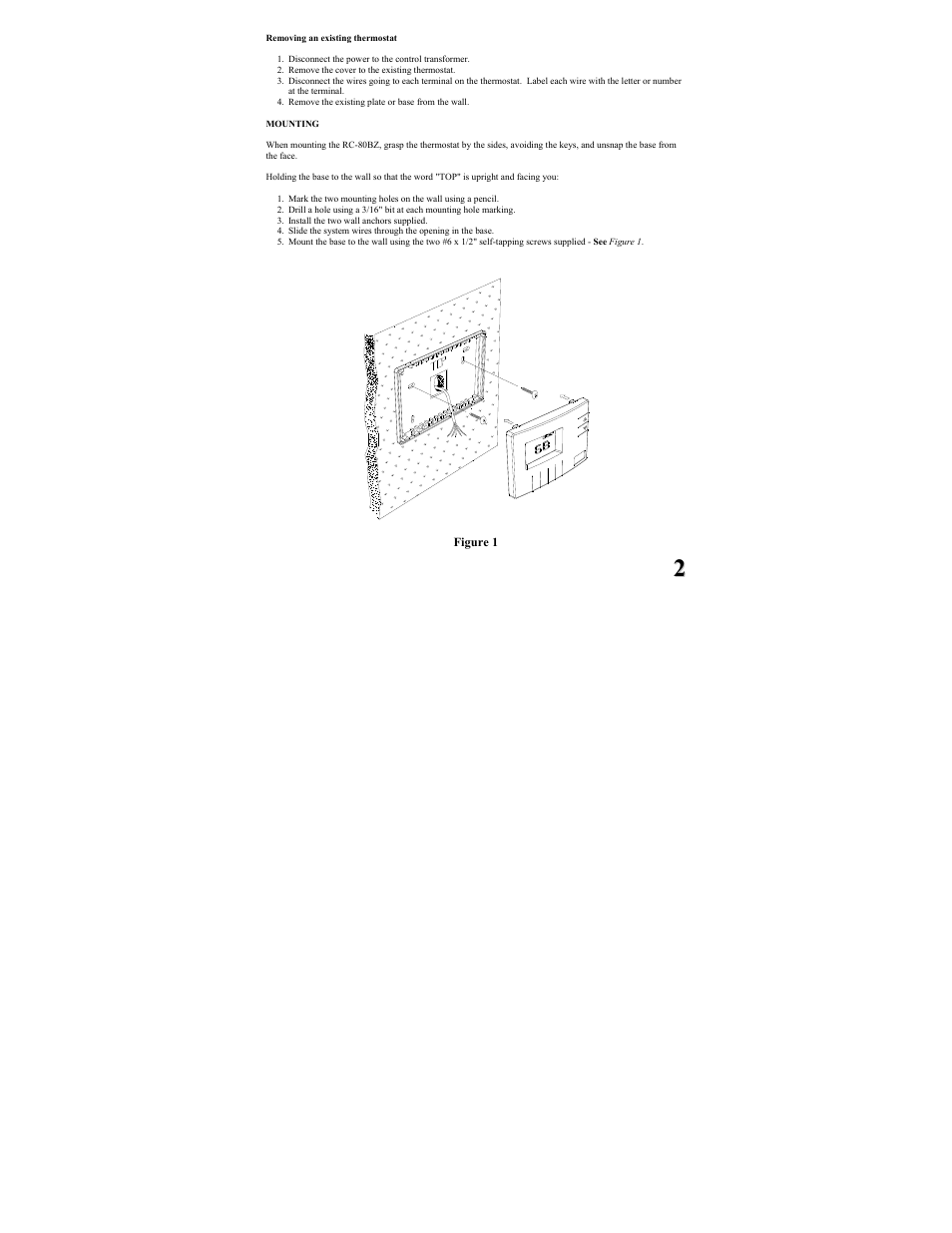 Home Automation RC-80BZ User Manual | Page 2 / 16