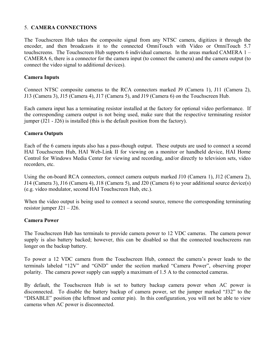 Home Automation Touchscreen Hub 32A30 User Manual | Page 8 / 12