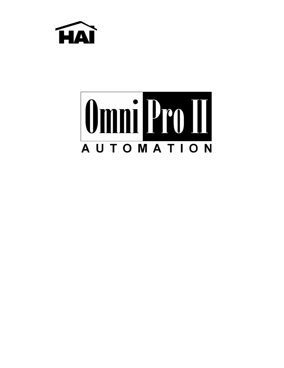 Home Automation OmniPro II User Manual | 100 pages