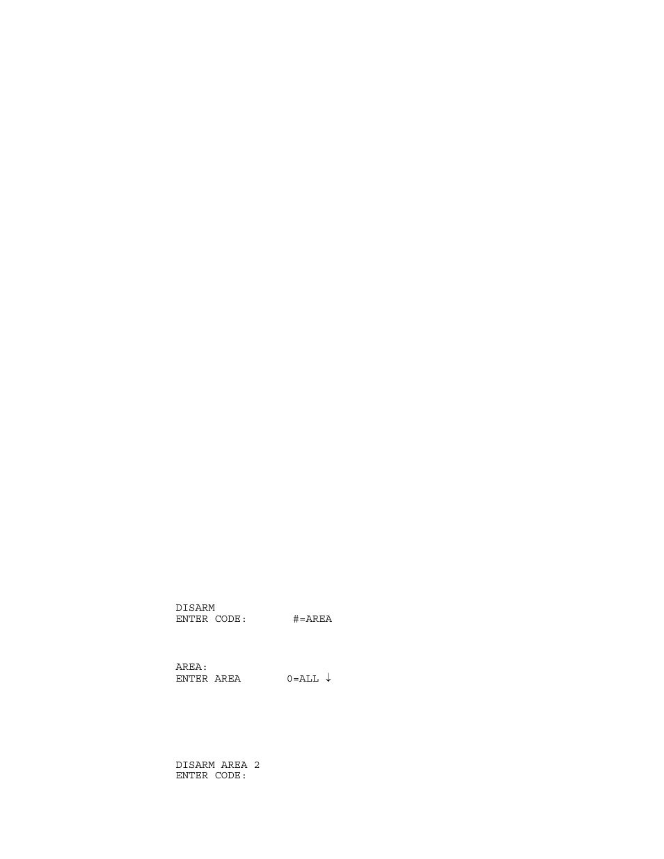 Manager code, User code, Duress code | Panic switches, Area arming | Home Automation OmniPro II User Manual | Page 21 / 100