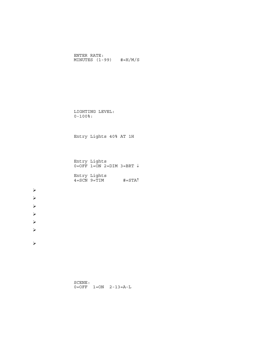 Ramp command (alc), Controlling compose units, Scene command (compose) | Timed commands | Home Automation SECURITY SYSTEM User Manual | Page 25 / 82