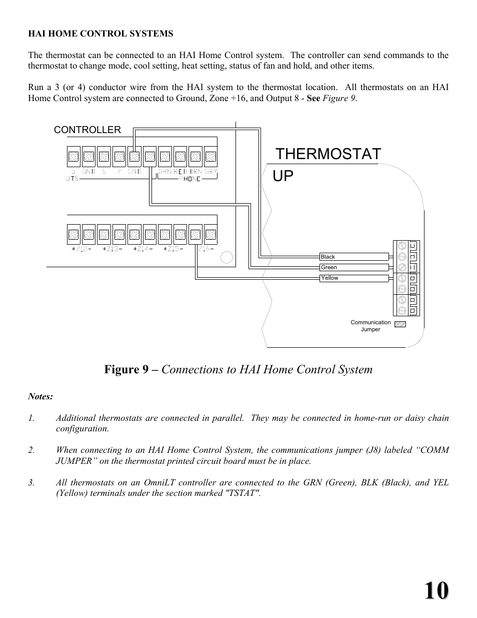 Thermostat | Home Automation RC-1000 User Manual | Page 10 / 20