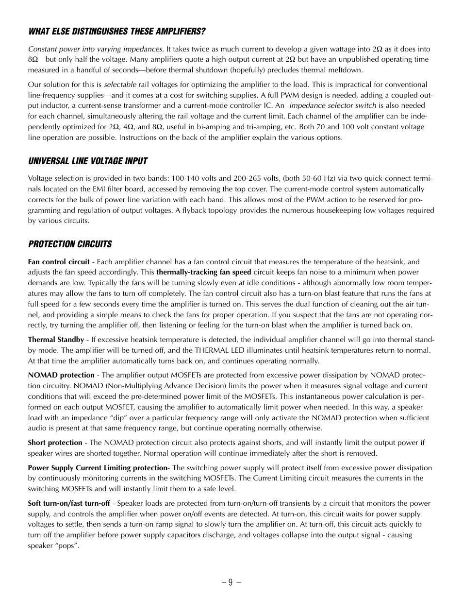 Hafler SR2800CE User Manual | Page 11 / 24