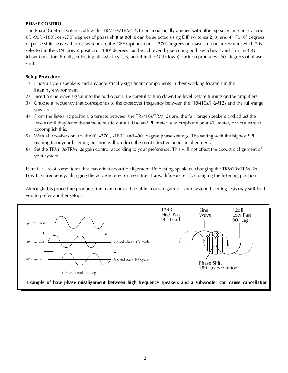 Hafler TRANSANA TRM10S User Manual | Page 21 / 32