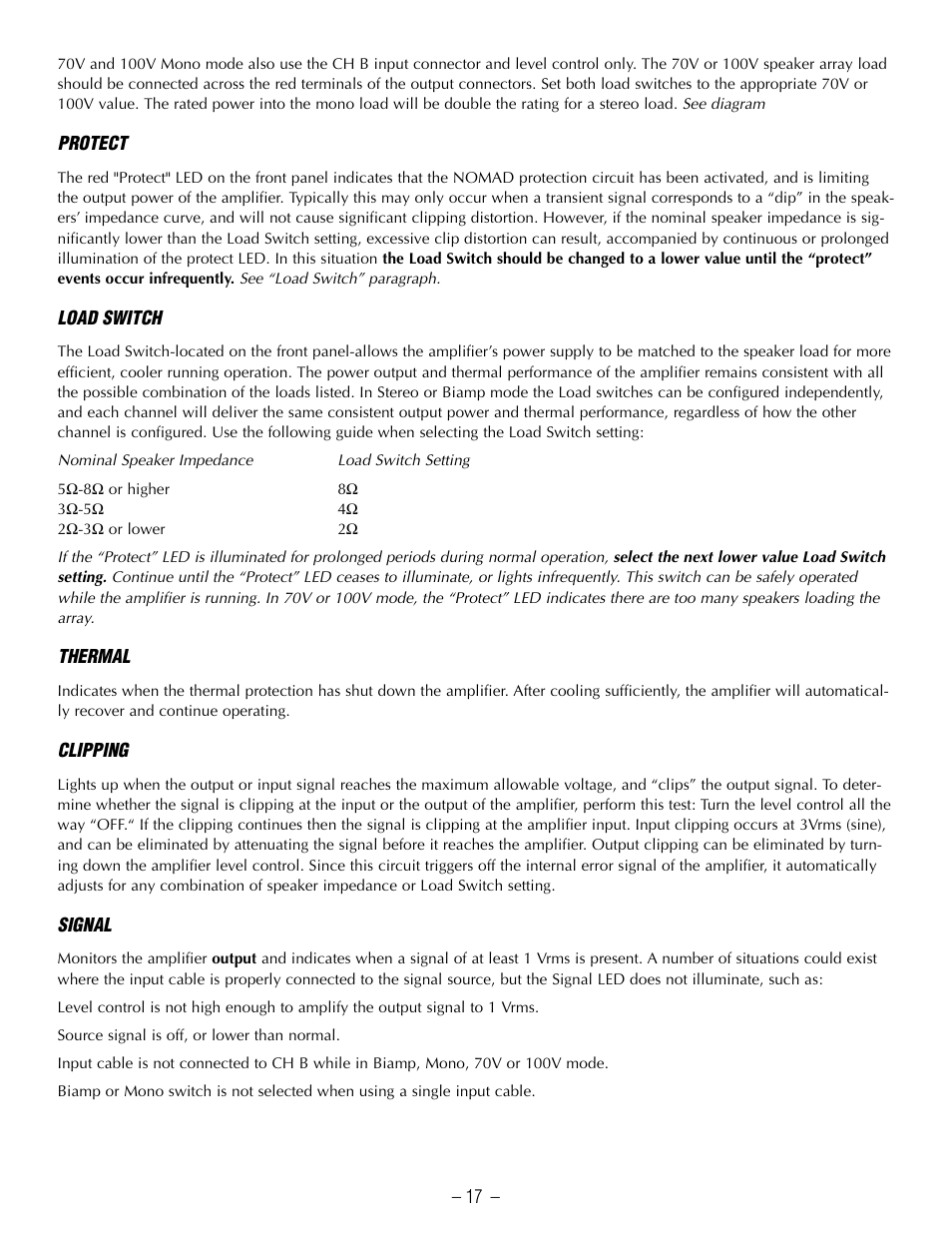 Hafler GX2800CE User Manual | Page 19 / 24