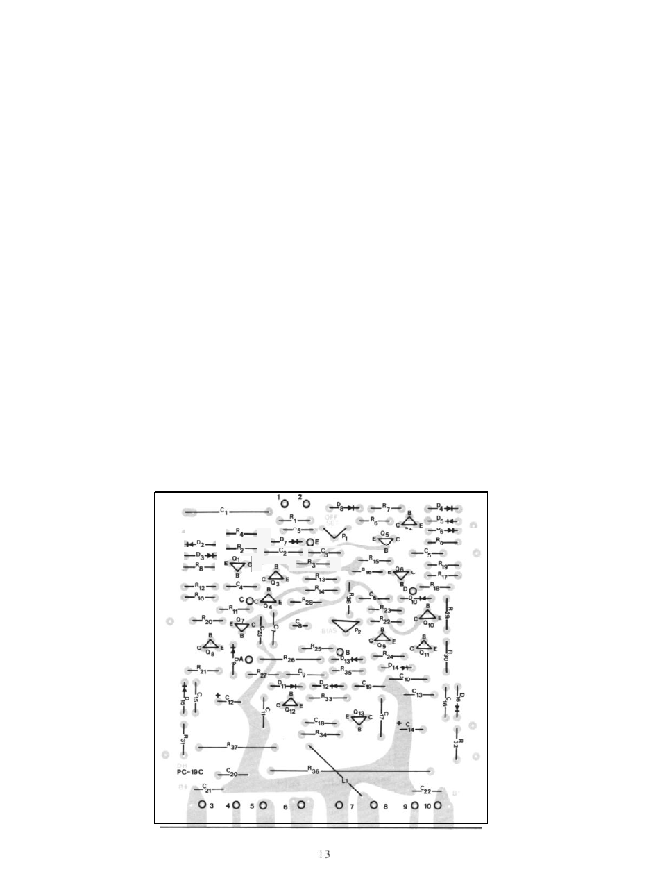 Kit parts list | Hafler DH-200 User Manual | Page 13 / 21