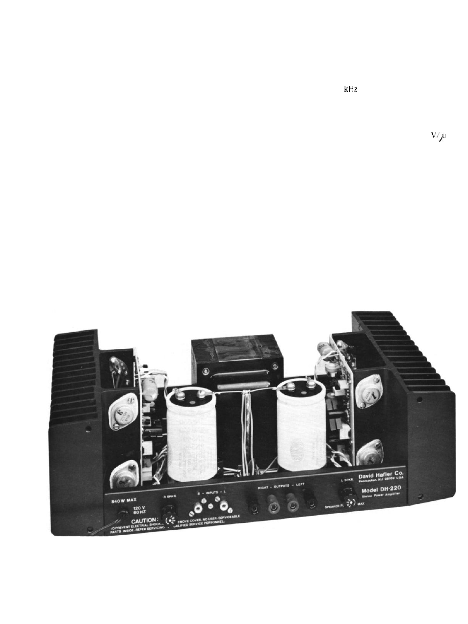 Hafler DH-200 User Manual | Page 16 / 21