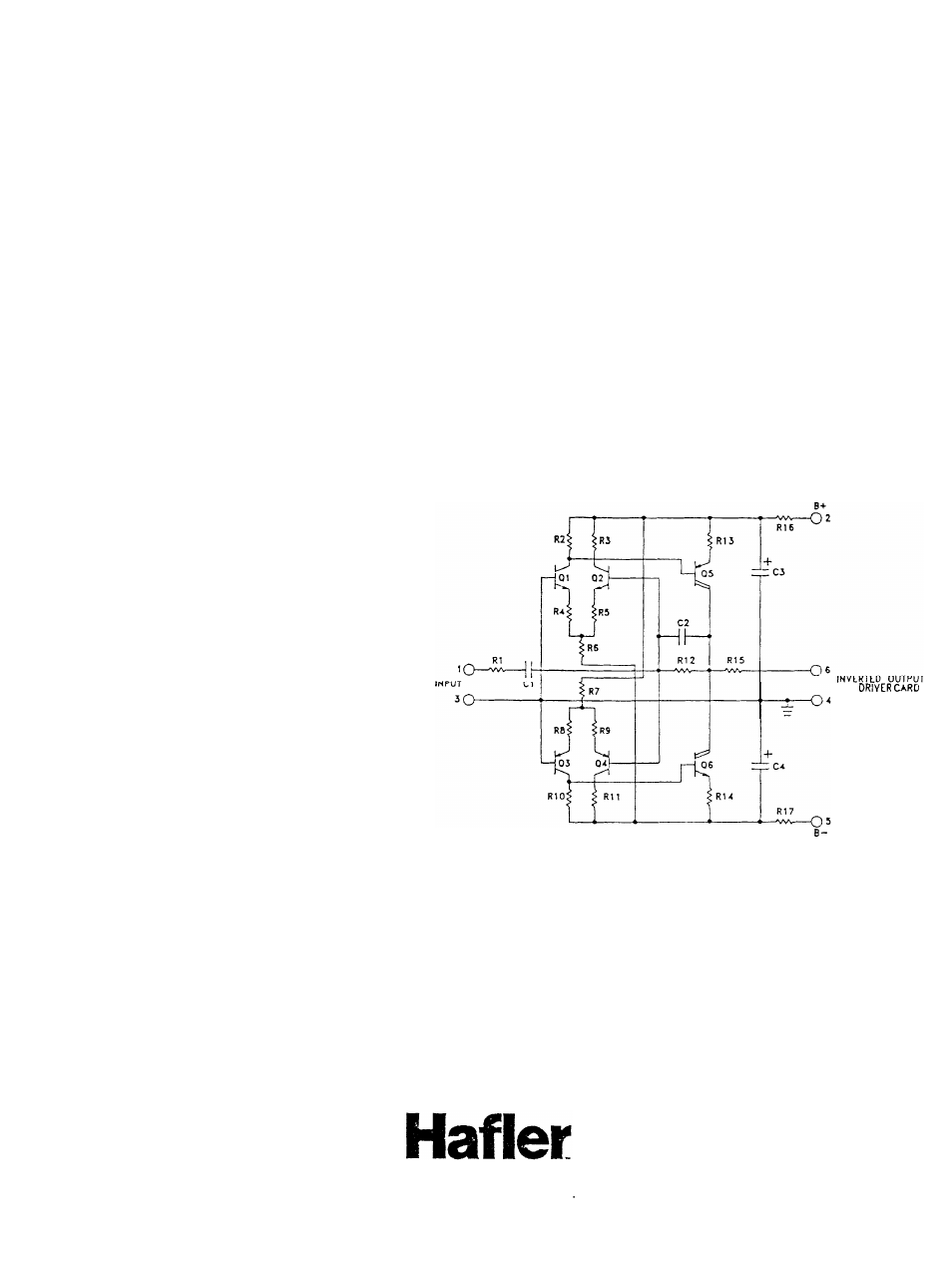 Instructions for, Limited warranty | Hafler DH-500 User Manual | Page 21 / 23