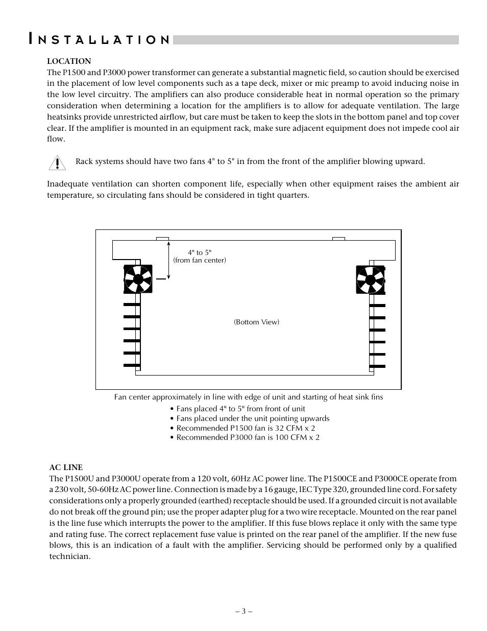 Hafler P1500 User Manual | Page 12 / 28
