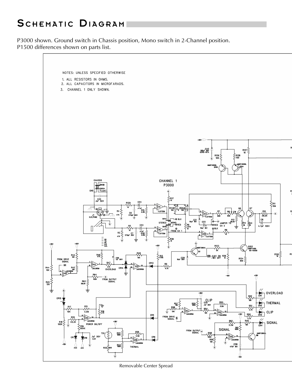 Hafler P1500 User Manual | Page 14 / 28