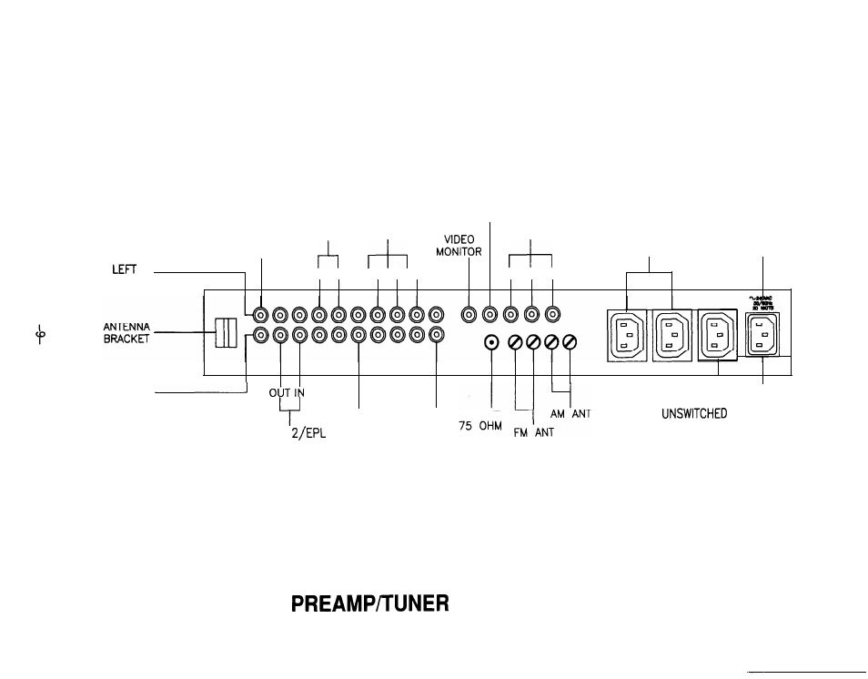 945 rear panel view | Hafler 945 User Manual | Page 10 / 20