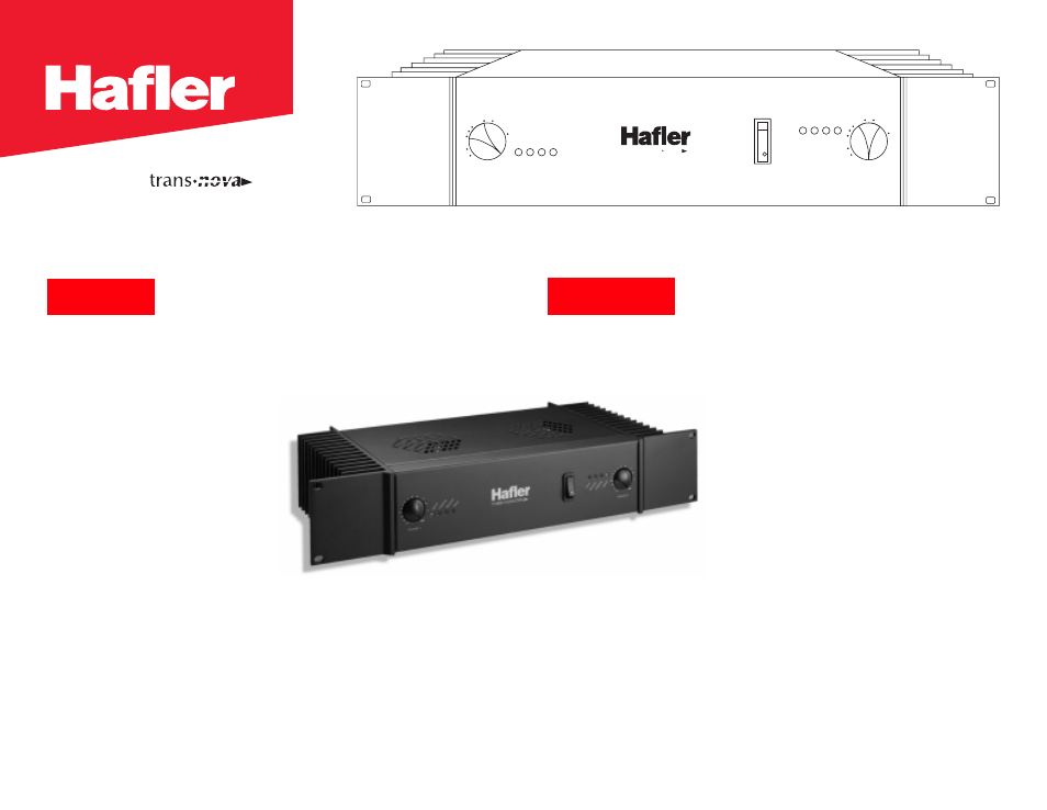 Hafler TRANSNOVA P1500 User Manual | 2 pages