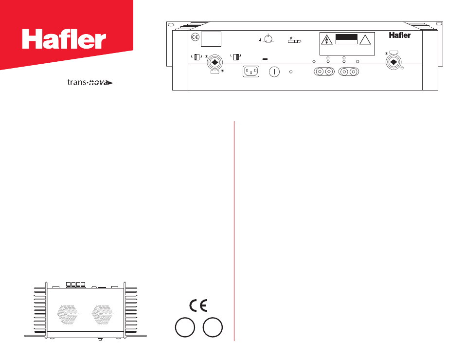 P1500, Pecifications, Rchitect | Ngineer | Hafler TRANSNOVA P1500 User Manual | Page 2 / 2