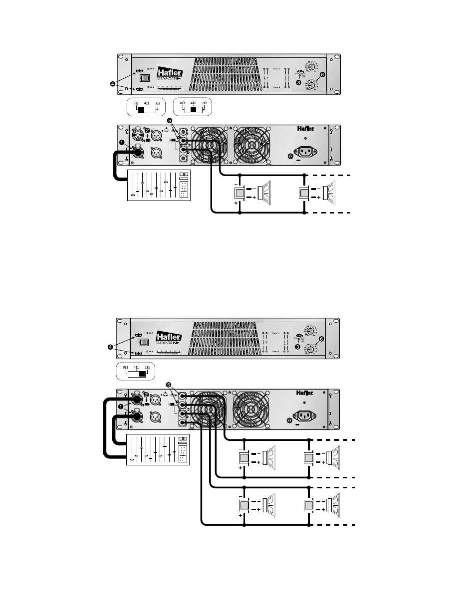 Parallel array etc | Hafler SR2300 User Manual | Page 22 / 40