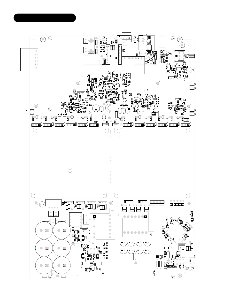 Pc board layouts, Danger - high voltage, Bar code | Hafler pc-2459-e | Hafler SR2300 User Manual | Page 24 / 40