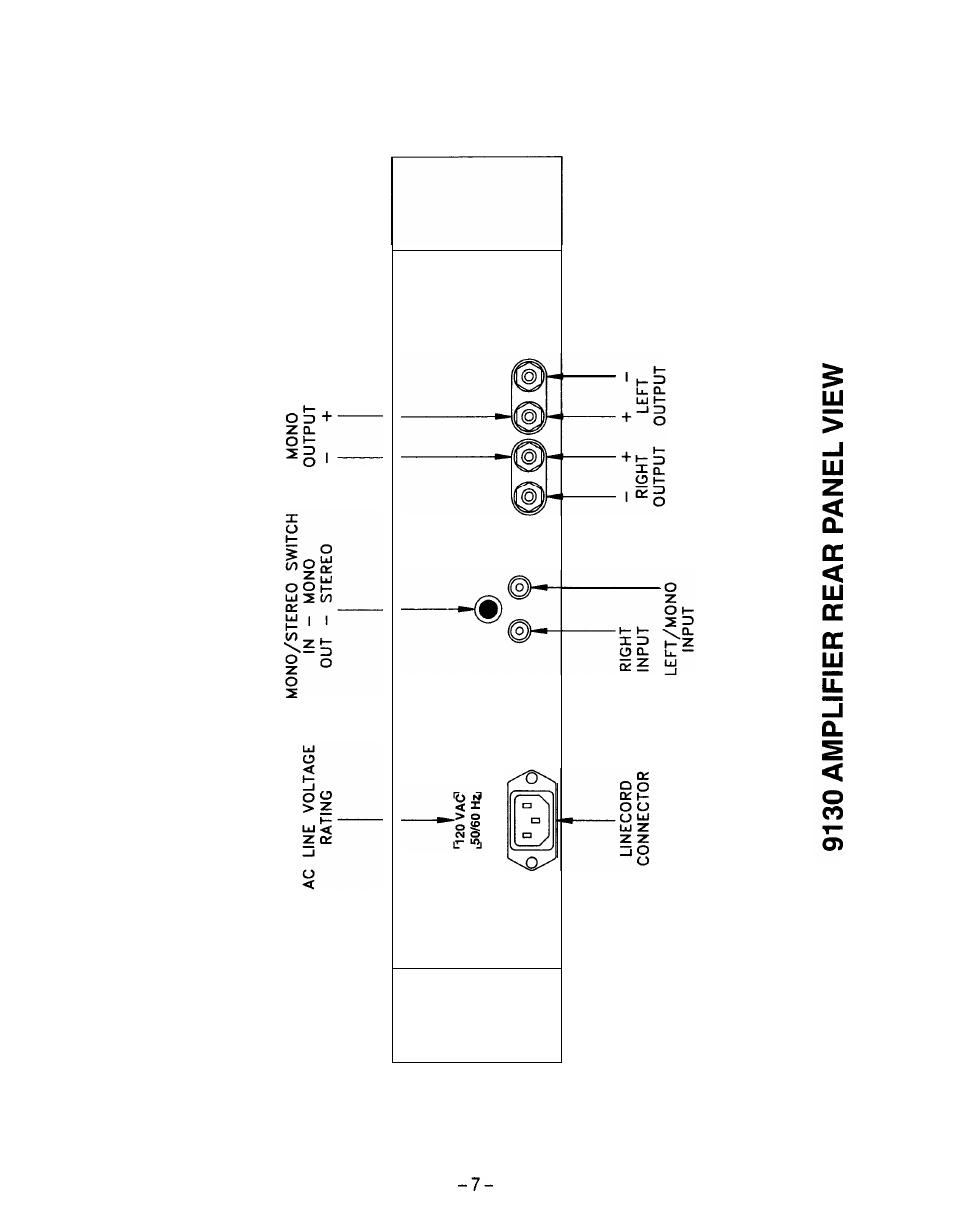 Hafler 9130 User Manual | Page 8 / 20