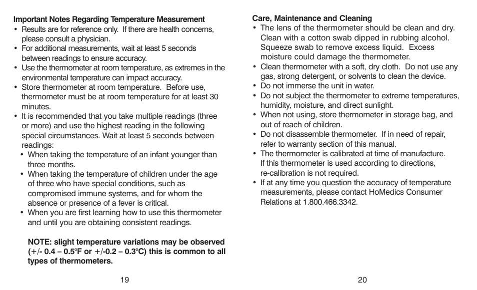 HoMedics TI-150 User Manual | Page 11 / 24