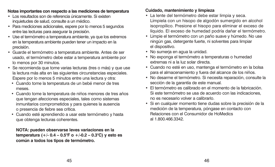 HoMedics TI-150 User Manual | Page 23 / 24