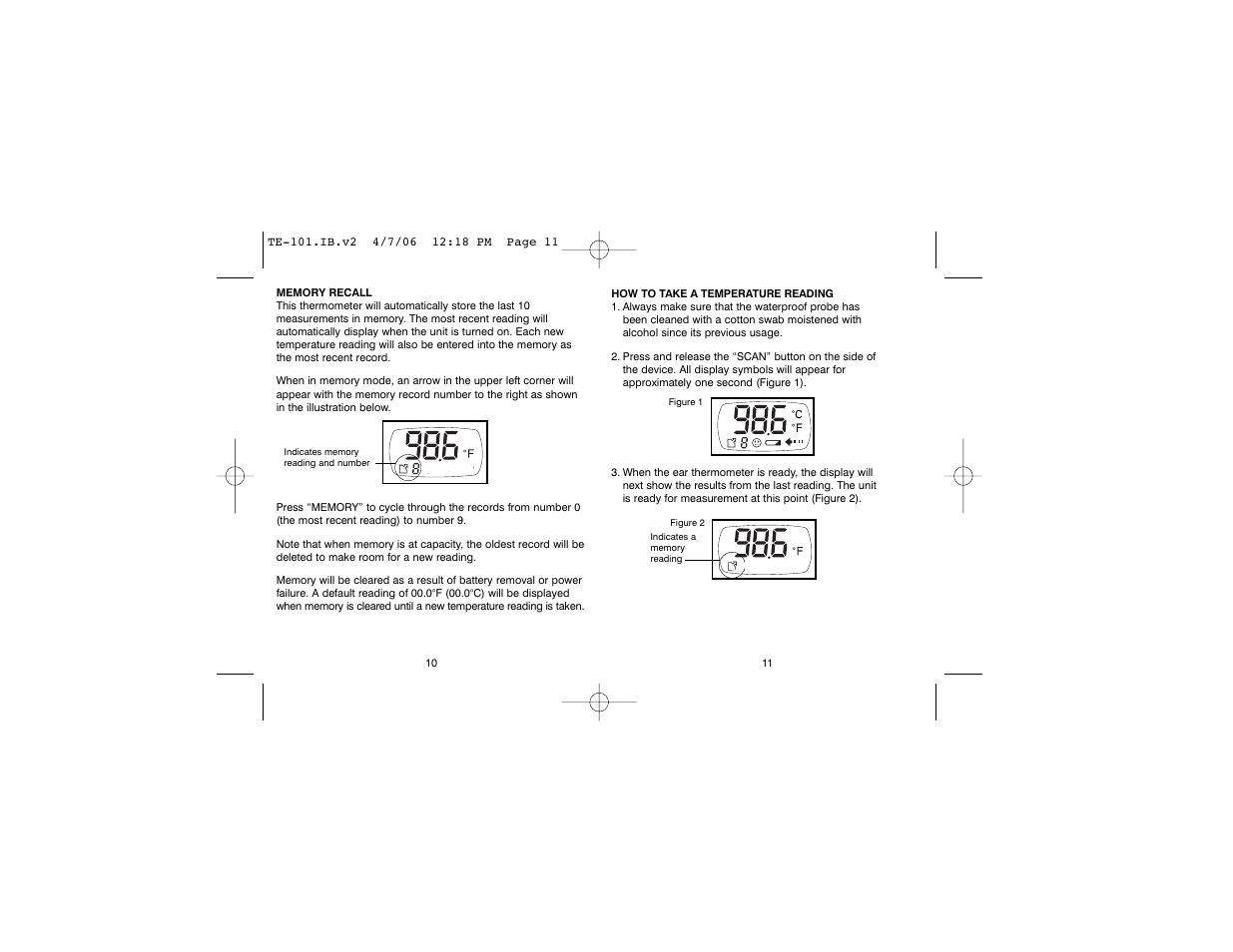 HoMedics TE-101 User Manual | Page 6 / 20