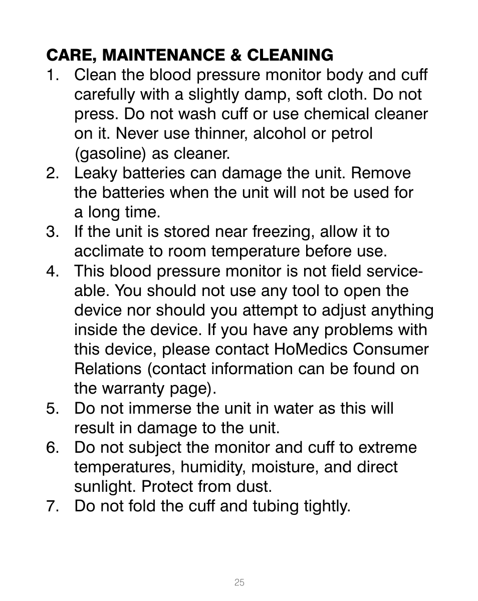 HoMedics BPA-200 User Manual | Page 26 / 64