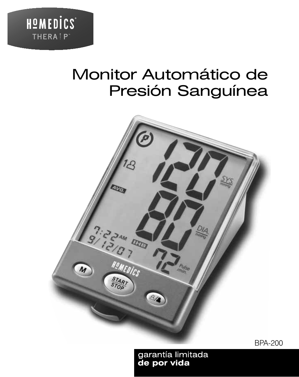 Monitor automático de presión sanguínea | HoMedics BPA-200 User Manual | Page 33 / 64