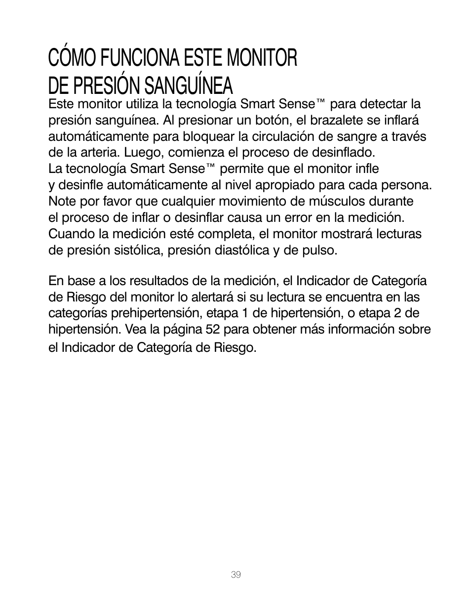 Cómo funciona este monitor de presión sanguínea | HoMedics BPA-200 User Manual | Page 40 / 64