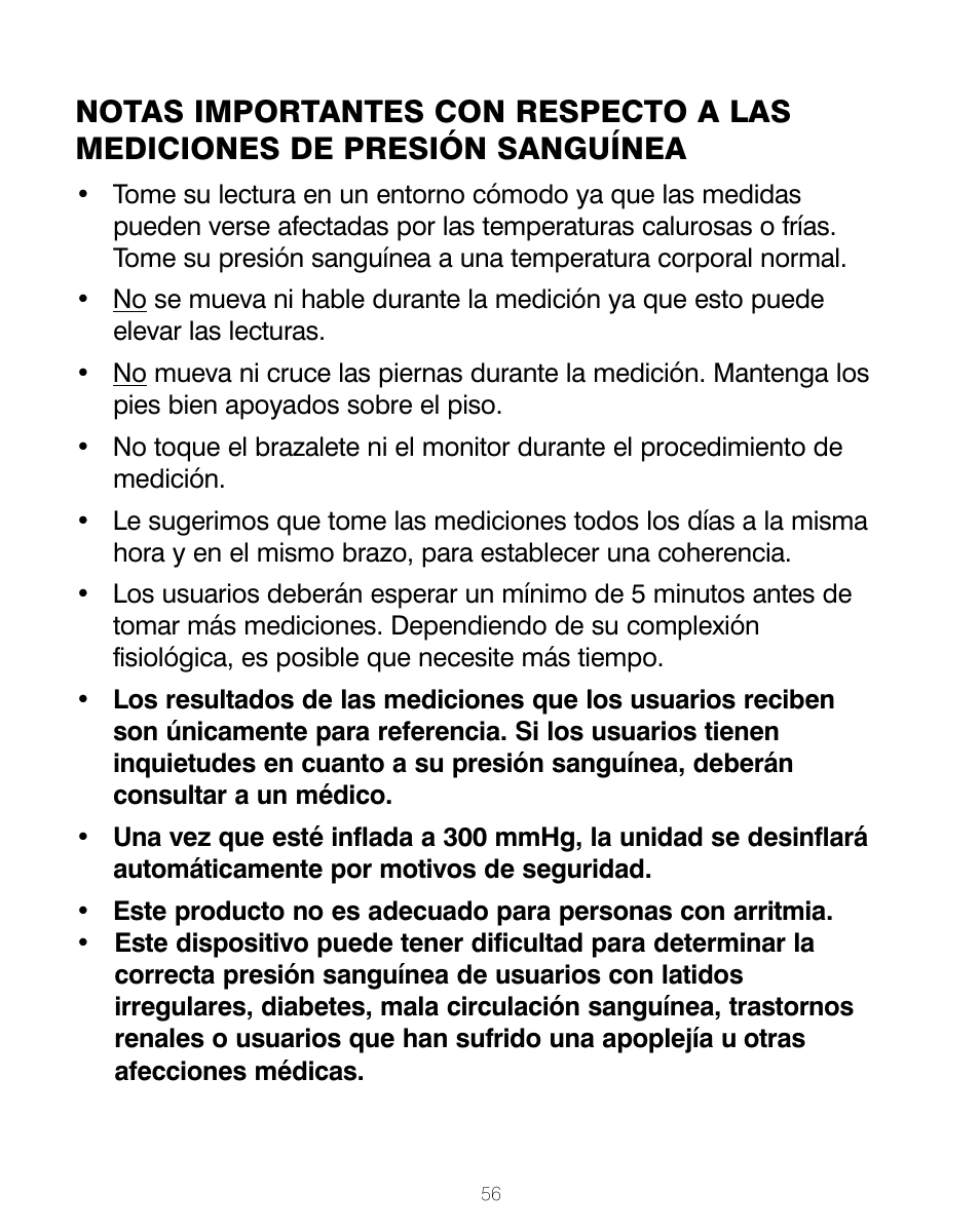 HoMedics BPA-200 User Manual | Page 57 / 64