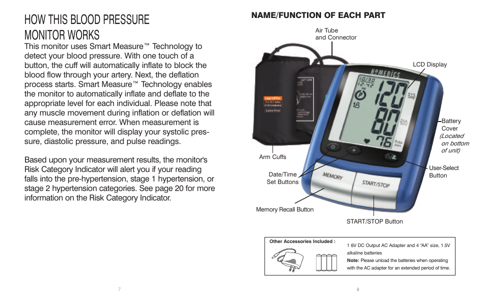 How this blood pressure monitor works | HoMedics BPA-110 User Manual | Page 5 / 30