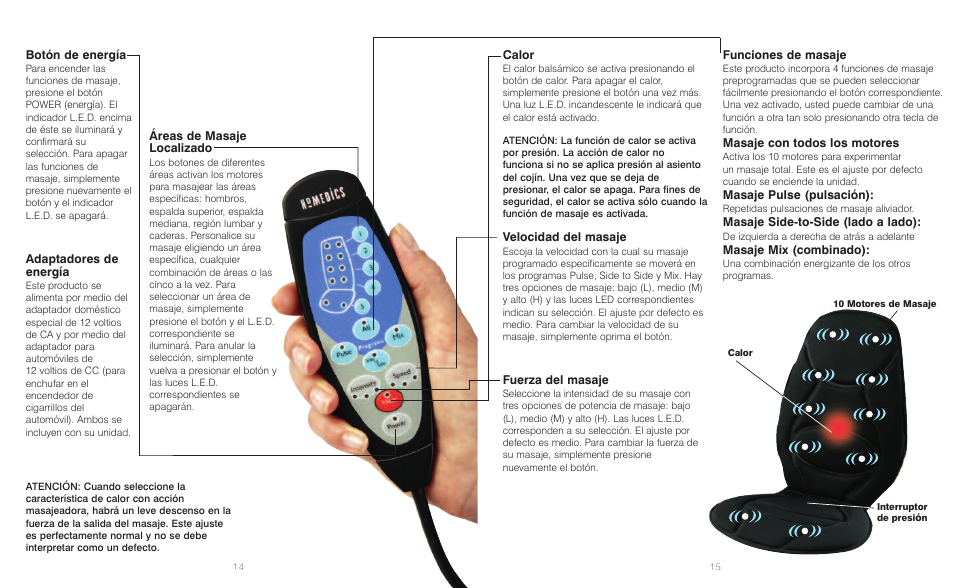 HoMedics BKP-300-2 User Manual | Page 8 / 8