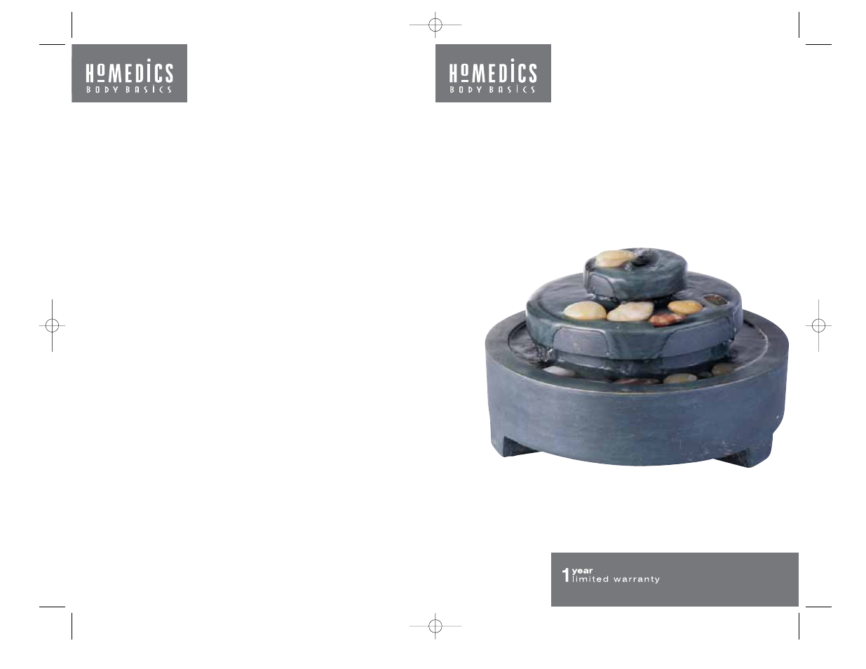 HoMedics Body Basics WF-MN-OAS User Manual | 4 pages