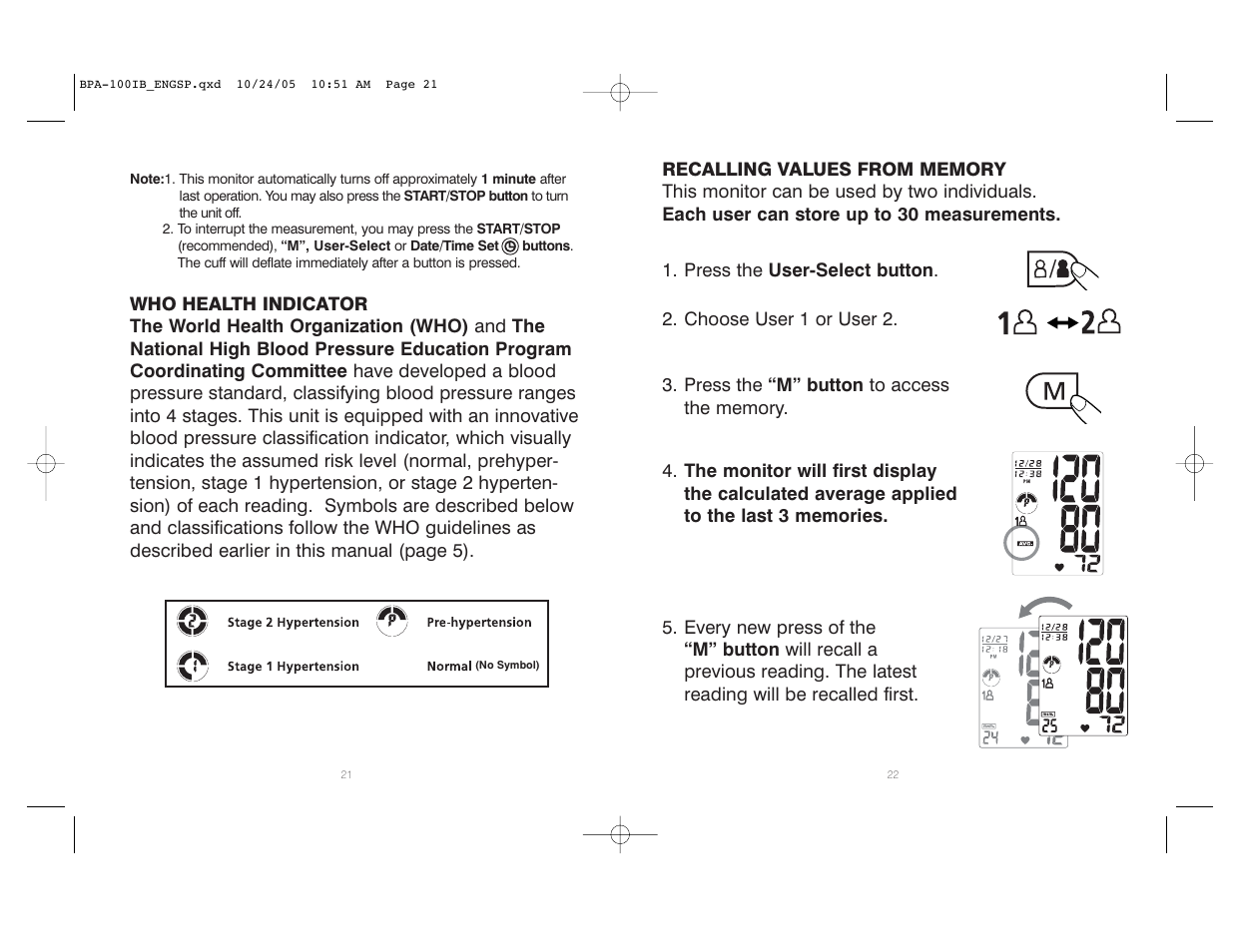HoMedics BPA-100 User Manual | Page 12 / 32