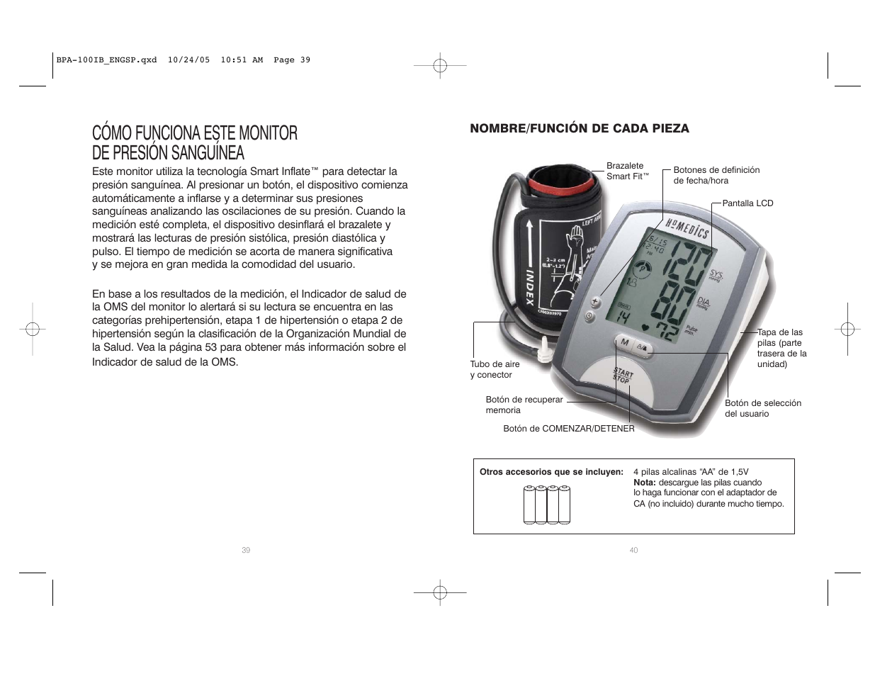 Cómo funciona este monitor de presión sanguínea | HoMedics BPA-100 User Manual | Page 21 / 32