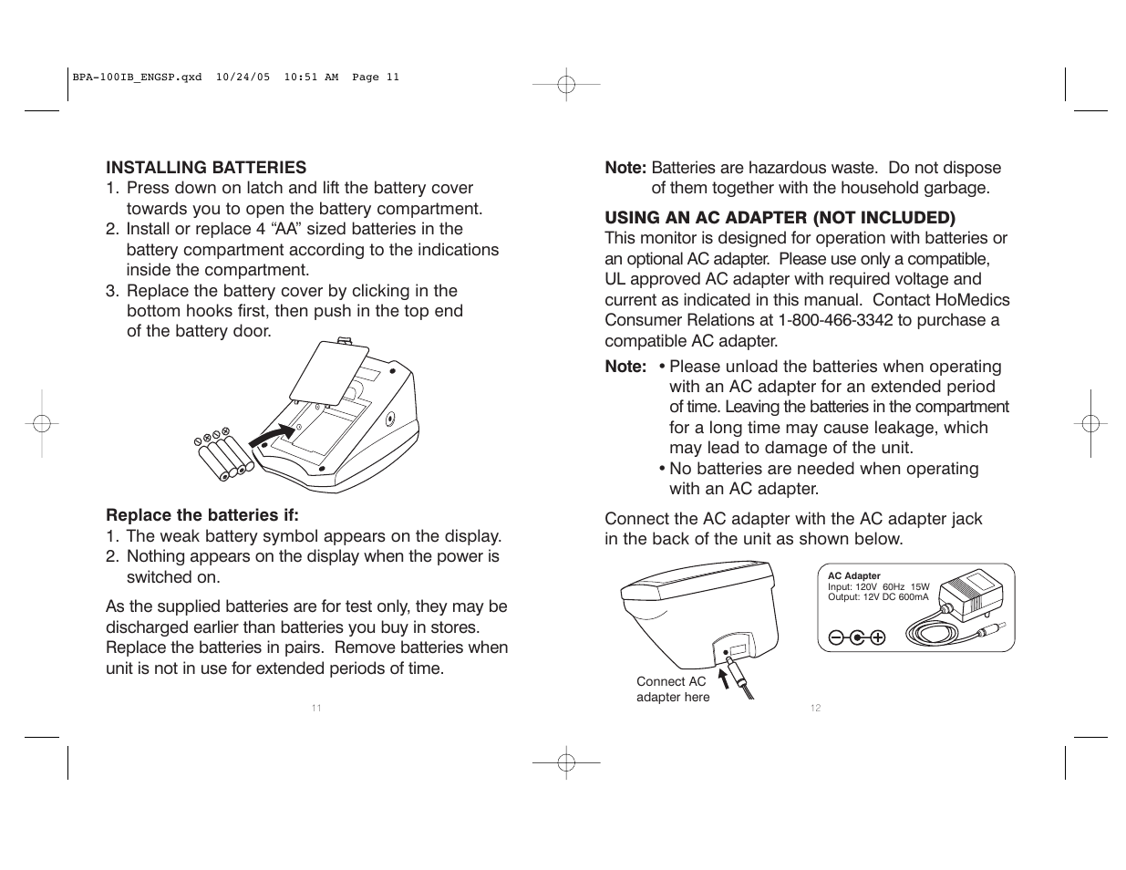 HoMedics BPA-100 User Manual | Page 7 / 32