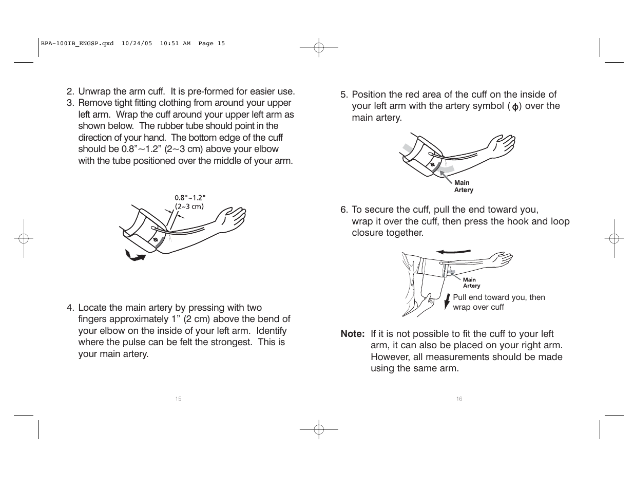 HoMedics BPA-100 User Manual | Page 9 / 32