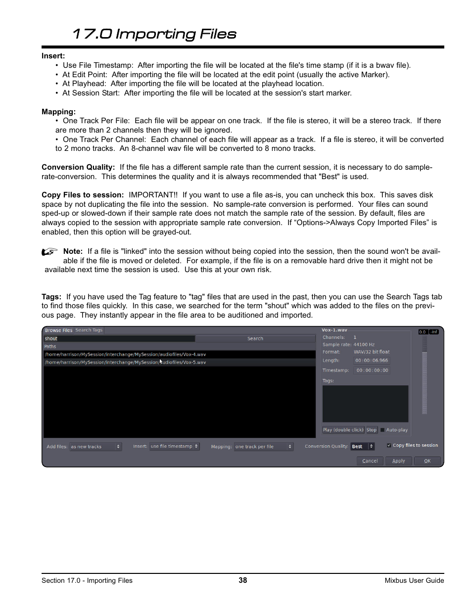 Harrison Labs MIXBUS V2.0.2 User Manual | Page 38 / 88