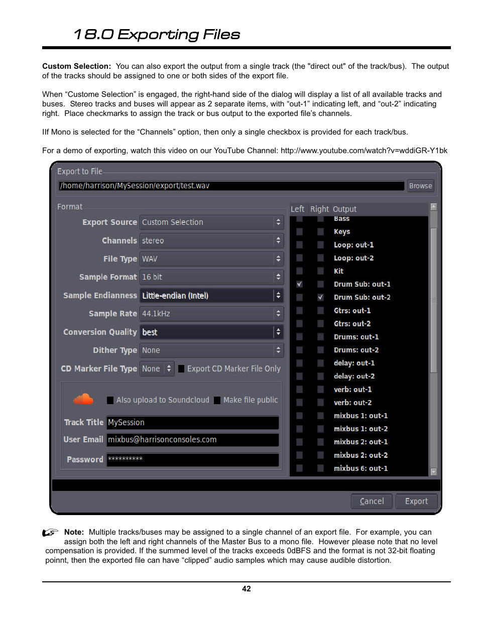 Harrison Labs MIXBUS V2.0.2 User Manual | Page 42 / 88