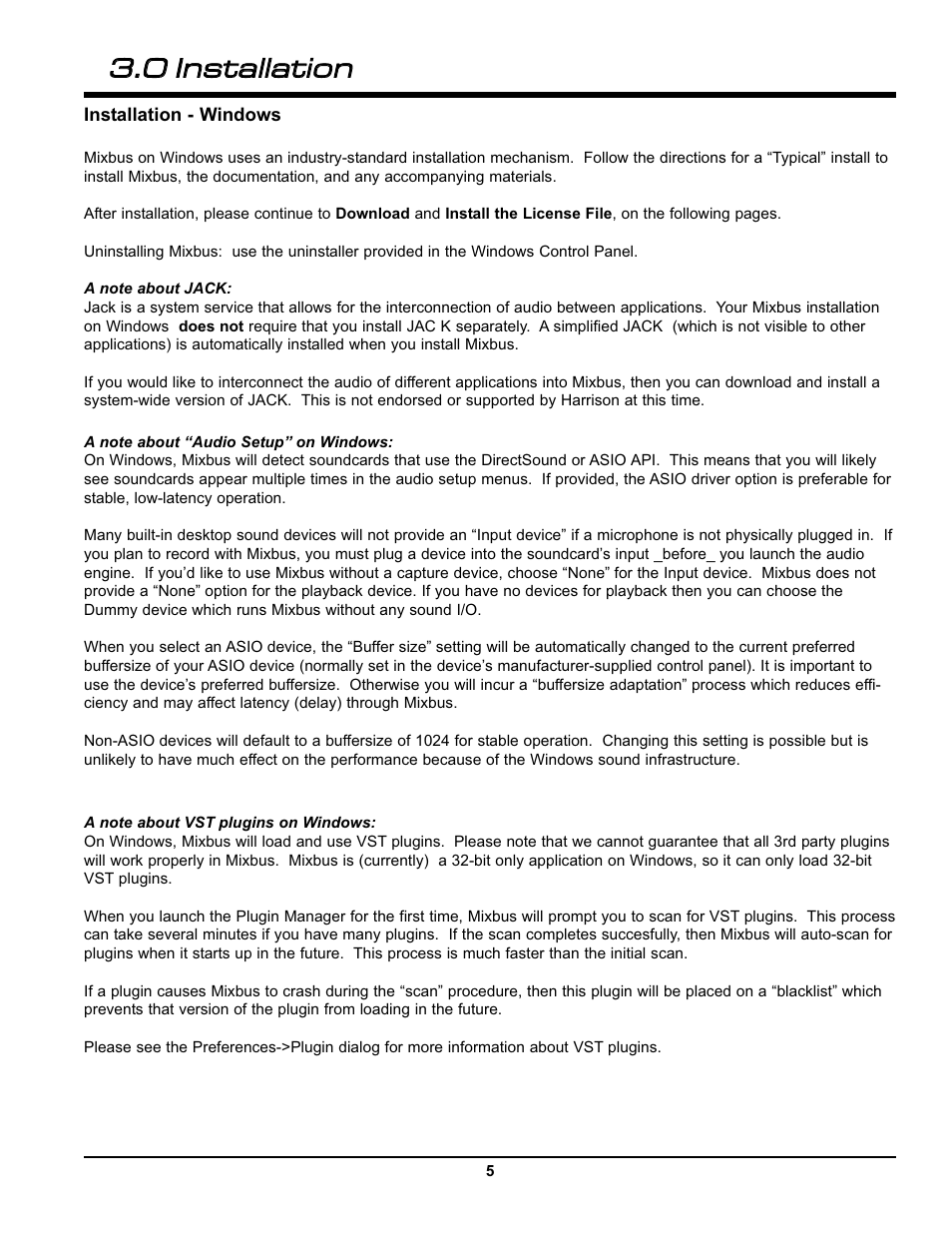 Harrison Labs MIXBUS V2.0.2 User Manual | Page 5 / 88