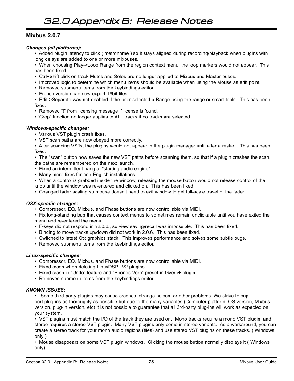 Harrison Labs MIXBUS V2.0.2 User Manual | Page 78 / 88