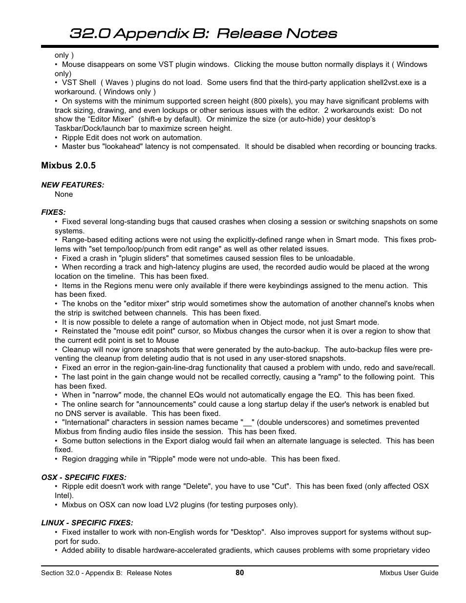 Harrison Labs MIXBUS V2.0.2 User Manual | Page 80 / 88