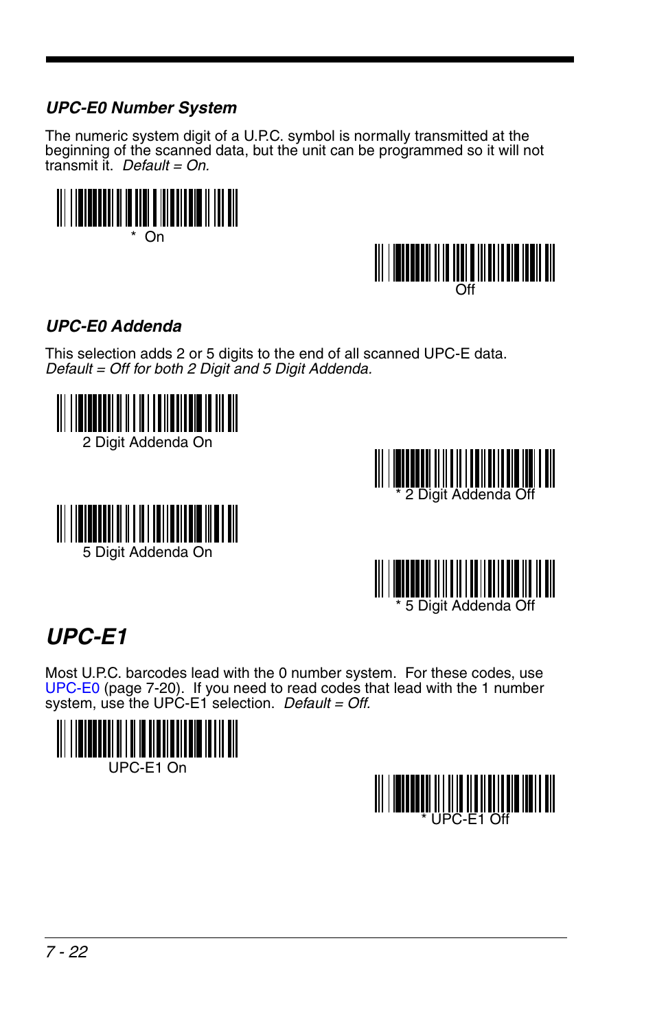Upc-e1 -22, Upc-e1 | HandHeld Entertainment 4600r User Manual | Page 116 / 244