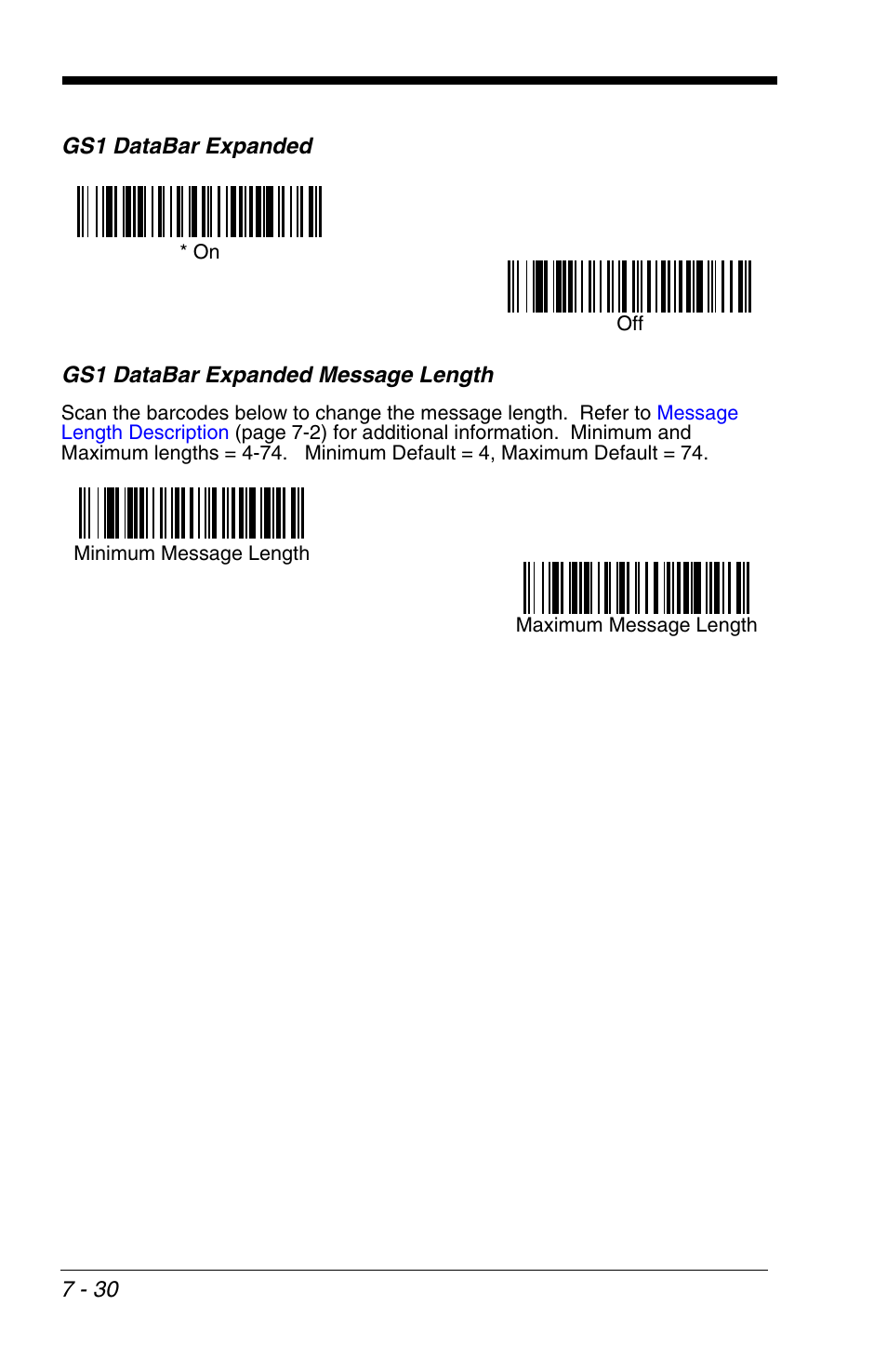 Gs1 databar expanded | HandHeld Entertainment 4600r User Manual | Page 124 / 244